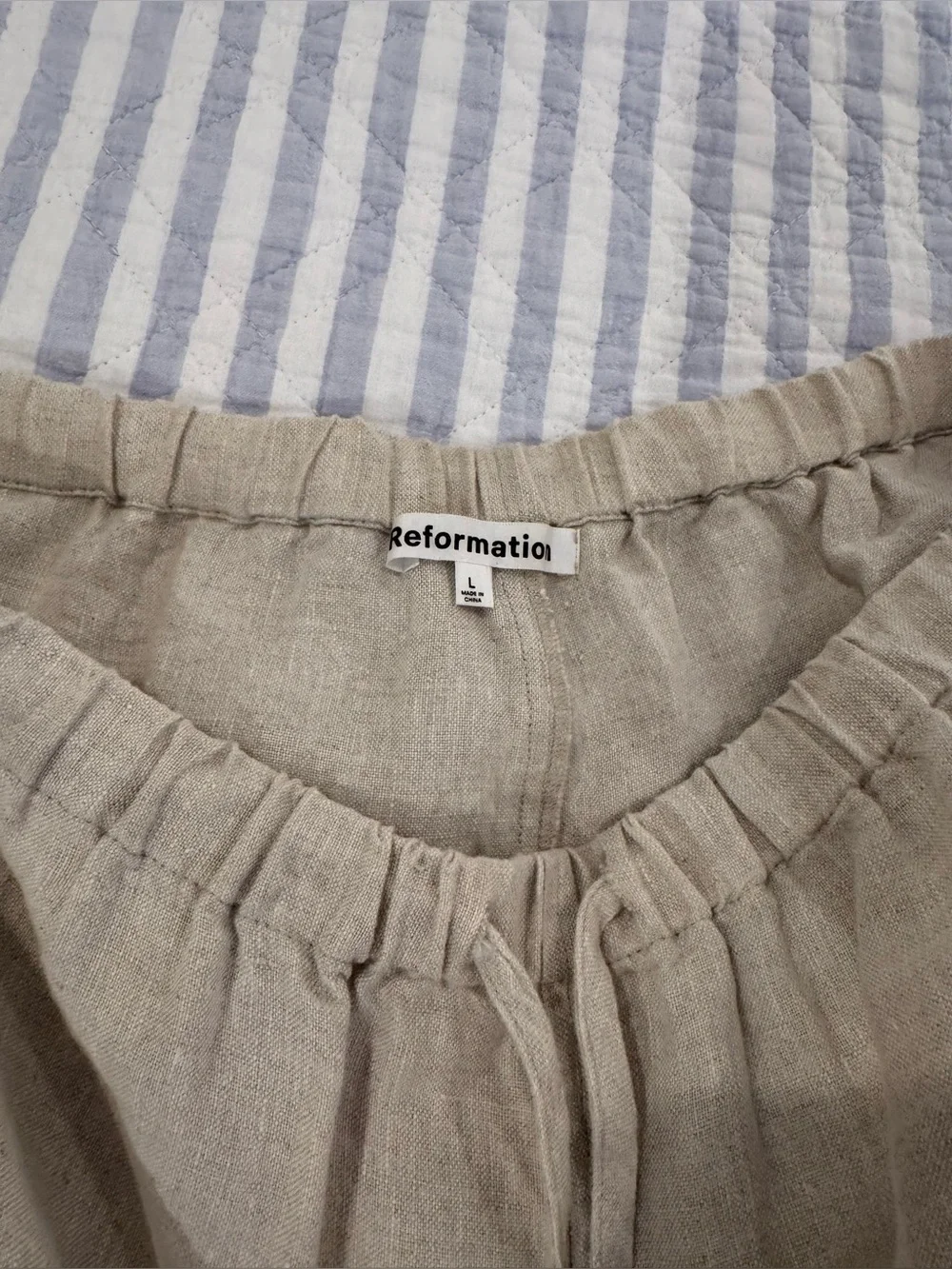 Reformation Ethan Linen Pants